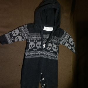 Amy Coe Skull Sweater Romper